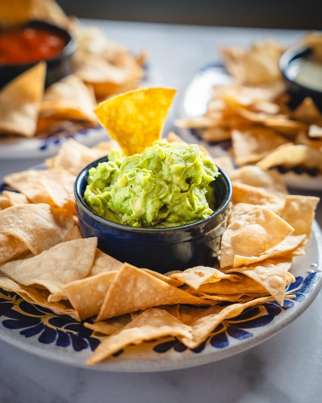 Guacamole And Chips.