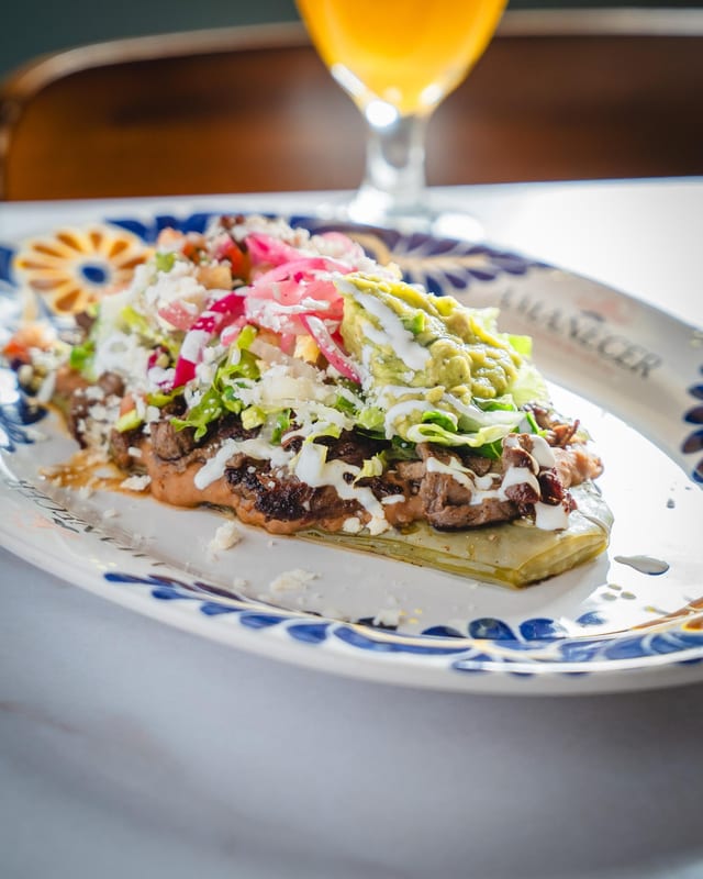 Huarache de Nopal.